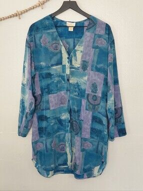 VTG Gold Label Victoria's Secret 80's/90's Loungewear Sleepshirt Italian-Made M